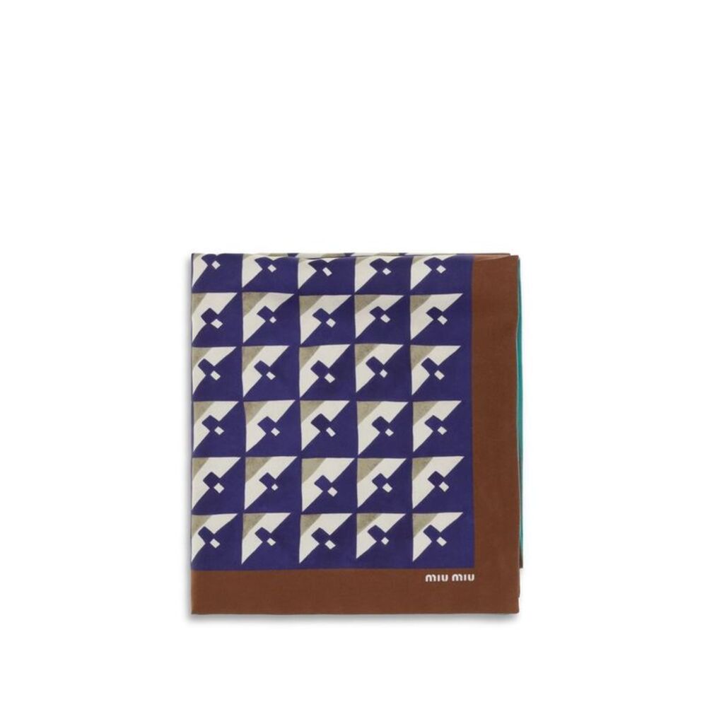 Miu Miu Multicolor Silk Women's Scarf